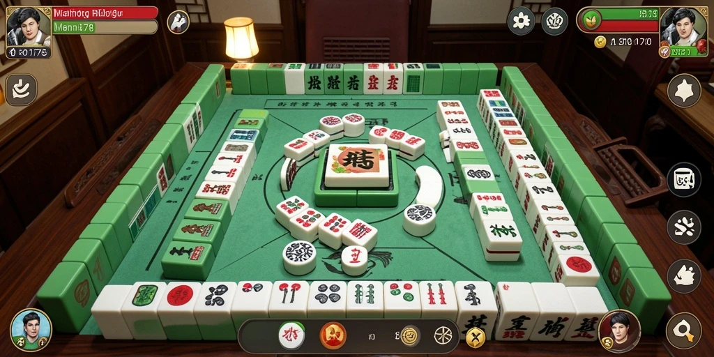 Tampilan gameplay Mahjong yang seru dan menarik dalam BRO178.