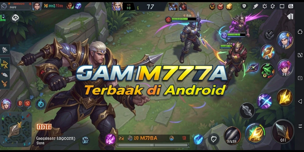 Tampilan aksi seru dalam gameplay MOBA JAMIN777.