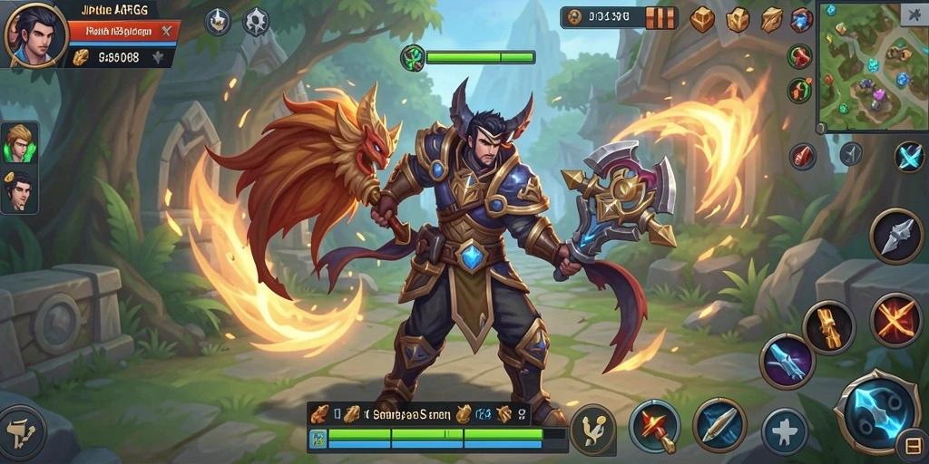 Screenshot utama JPS88 menunjukkan aksi pertarungan seru dalam gameplay ARPG.