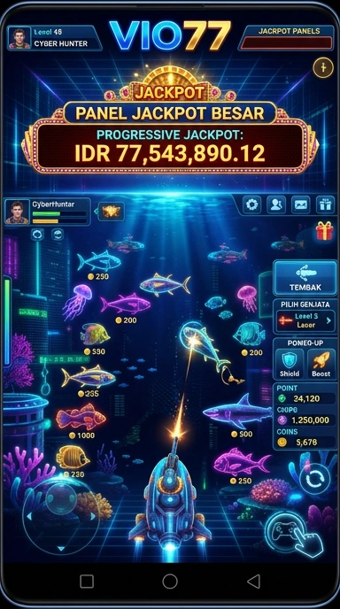 Pengguna sedang menjelajahi katalog aplikasi vio77.